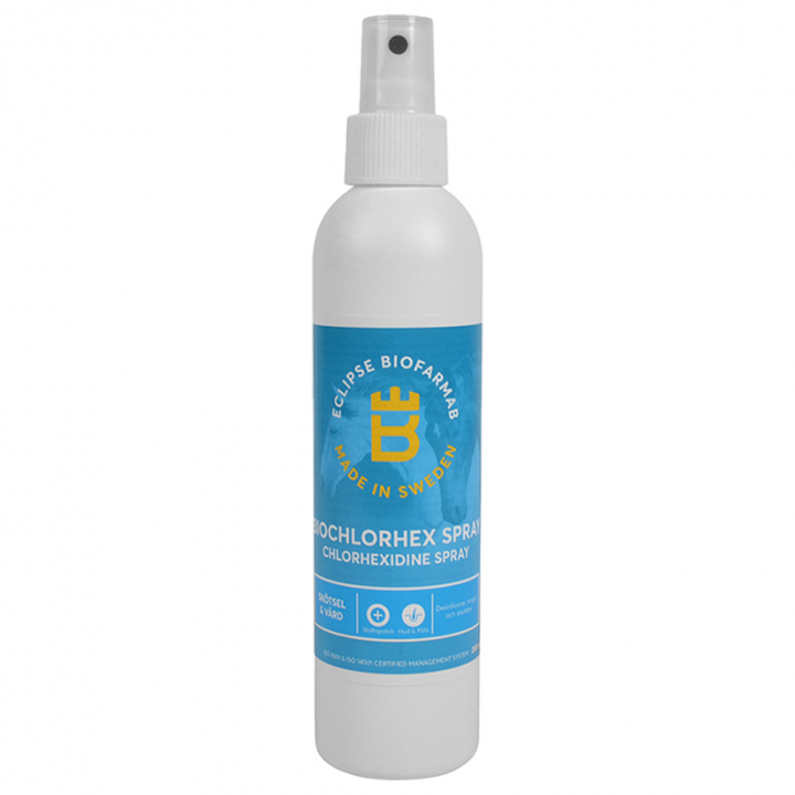 Spray na rany BioChlorHex 200 ml w grupie Pielęgnacja i zdrowie / Pielęgnacja ran / Środki czyszczące rany i opatrunki przy Equinest (601978)