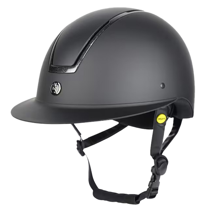 Kask HS MIPS Vision Matte Granit Czarny w grupie Sprzęt dla jeźdźca / Kaski / Kaski MIPS przy Equinest (603469BA)