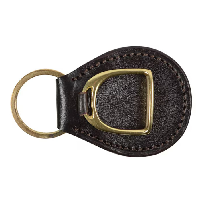 Brelok HS Stirrup Plate Brązowo/Złoty w grupie Odzież jeździecka / Akcesoria przy Equinest (603521GD)