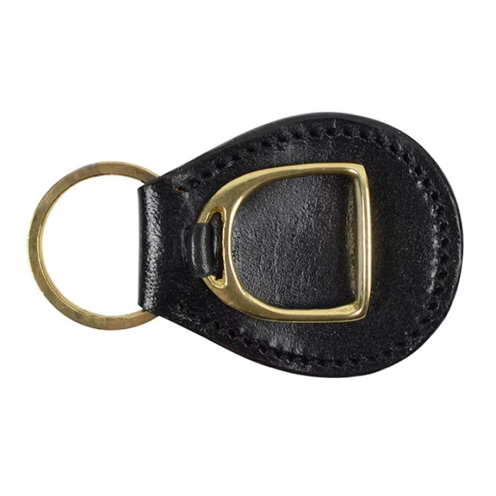 Brelok HS Stirrup Plate Czarno/Złoty w grupie Odzież jeździecka / Akcesoria przy Equinest (603523BAGO)