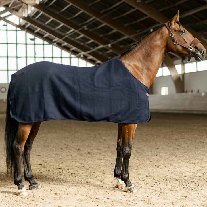 Derka wełniana HS Vilma Granatowa w grupie Derki dla koni / Derki konkursowe i transportowe przy Equinest (603789NA_r)