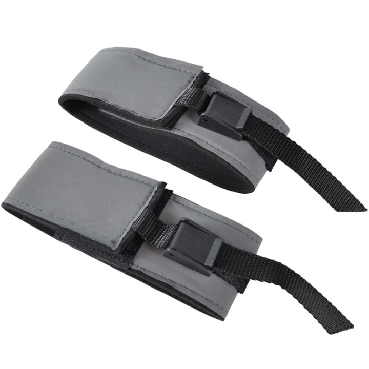 Odblask na nogi HS Fixlock 2-pack Czarno/Srebrny w grupie Sprzęt dla jeźdźca / Odblaski i refleksy przy Equinest (603974BAGRSI_r)