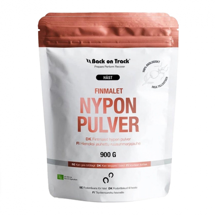 Proszek z dzikiej róży EKO drobno mielony 900g w grupie Suplementy / Suplementy dla koni / Witaminy i minerały przy Equinest (608099-900G)