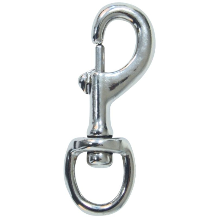 Karabińczyk do uwiązu Snap Hook Srebrny w grupie Sprzęt dla konia / Akcesoria dla konia przy Equinest (611810SI)