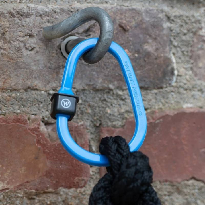 Karabińczyk Safety Lock 2-pak Niebieski w grupie Stajnia i padok / Wyposażenie stajni / Haki i wieszaki przy Equinest (620050BL)
