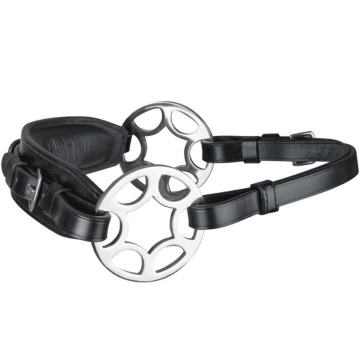 Hackamore Star Wheel Czarny/Srebrny w grupie Sprzęt dla konia / Wędzidła / Hackamore przy Equinest (624100BASI)