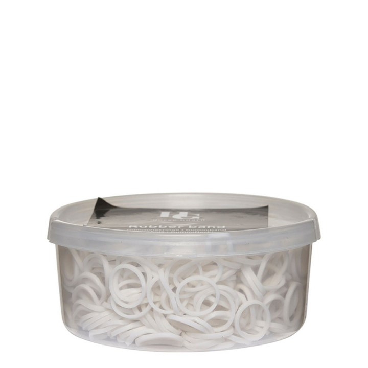 Gumki 750 szt. HG Białe w grupie Pielęgnacja i zdrowie / Gumki i kokardki do grzywy przy Equinest (72490WH)