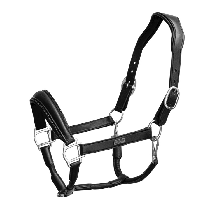 Anatomiczny kantar skórzany ES Glimmer Black Edition w grupie Sprzęt dla konia / Kantary / Kantary skórzane przy Equinest (734020642359BA_r)