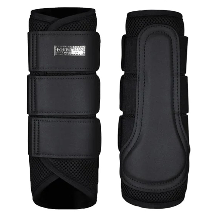 Ochraniacze treningowe ES Classic Mesh All Black w grupie Sprzęt dla konia / Ochrona nóg / Ochraniacze ujeżdżeniowe i treningowe przy Equinest (734020642582BABA_r)