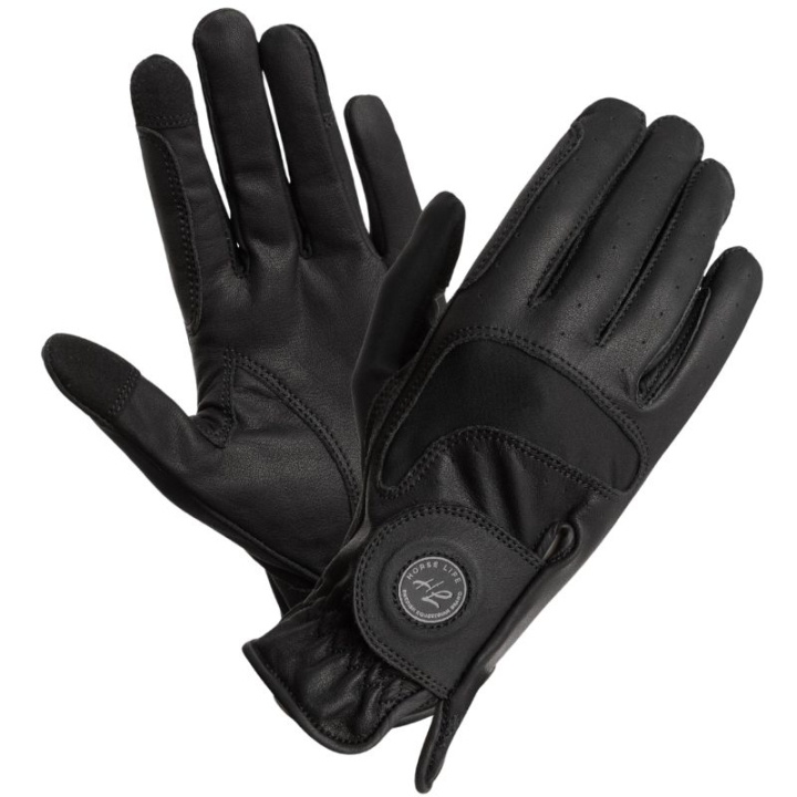 Rękawiczki jeździeckie Flexible Grip Vent Czarne w grupie Odzież jeździecka / Rękawiczki przy Equinest (744711BA_r)
