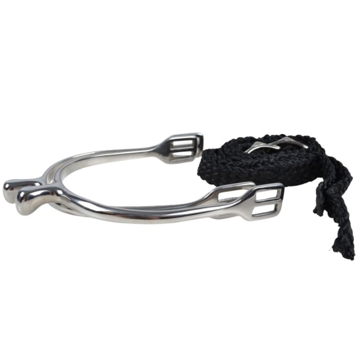 Ostrogi HS Stainless Steel Rounded 15mm Srebrne w grupie Sprzęt dla jeźdźca / Ostrogi przy Equinest (797016SI)