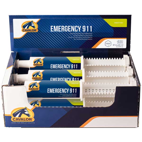 Emergency 911 6 x 60g w grupie Suplementy / Suplementy dla koni / Trawienie i żołądek przy Equinest (82198011)