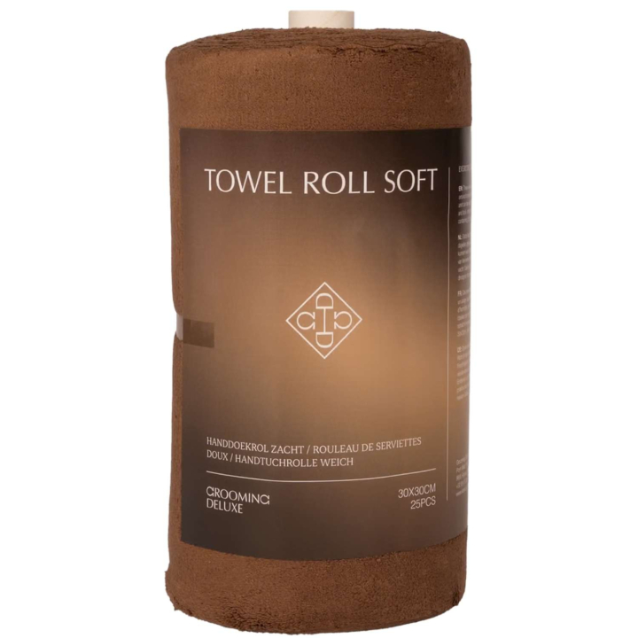 Rolka ręczników Soft 25-pack Brązowy w grupie Pielęgnacja i zdrowie / Gąbki i ściereczki przy Equinest (8230005BR)