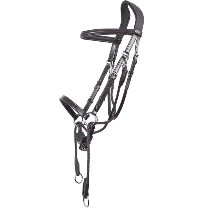 Ogłowie bezwędzidłowe Ceto Brązowe w grupie Sprzęt dla konia / Ogłowia i naczółki / Hackamore i ogłowia bezwędzidłowe przy Equinest (9073BR1BR_r)