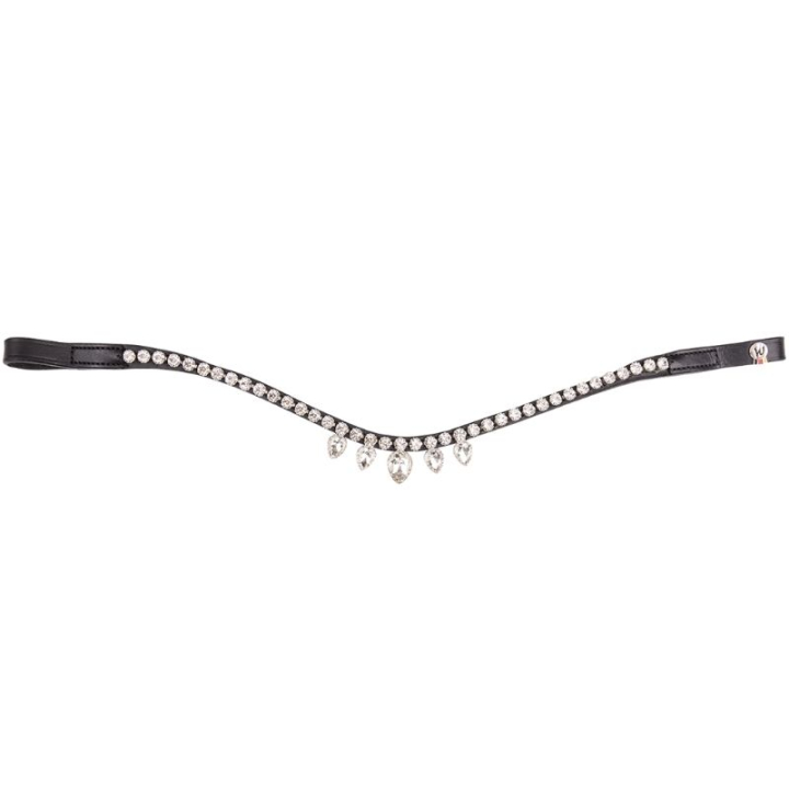 Naczółek X-Line Diadem Czarny/Biały w grupie Sprzęt dla konia / Ogłowia i naczółki / Naczółki przy Equinest (9577501PBAWH_r)