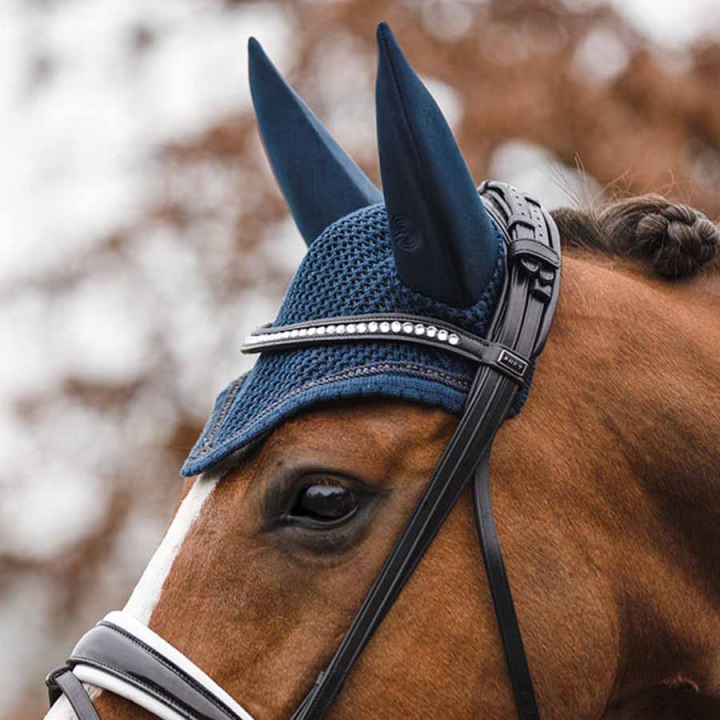 Nauszniki Charm Competition Soundless Granatowe w grupie Sprzęt dla konia / Nauszniki przy Equinest (A37422L00183NA_r)