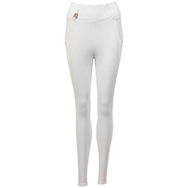 Legginsy jeździeckie Tregging Exposure Silicone Full Seat Białe w grupie Odzież jeździecka / Bryczesy / Legginsy jeździeckie przy Equinest (A62245W00103WH_r)