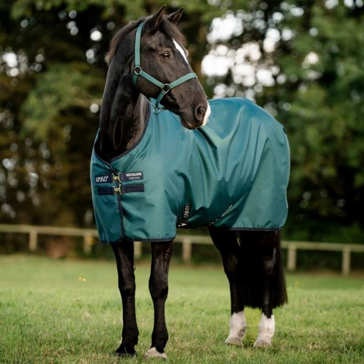 Derka zimowa Amigo Ripstop 900D 200g Zielono/Granatowa w grupie Derki dla koni / Derki padokowe / Derki zimowe przy Equinest (AARAG4GBIGNMASI_r)