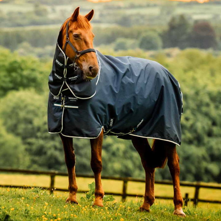 Derka przeciwdeszczowa Amigo Ripstop 900D Plus 0g Witney Navy w grupie Derki dla koni / Derki padokowe / Derki przeciwdeszczowe przy Equinest (AARPG0VRWNA_r)