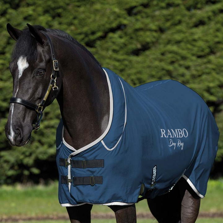 Derka osuszająca Rambo Dry Rug Supreme Granatowa w grupie Derki dla koni / Derki osuszające przy Equinest (ABAM72Ma_r)