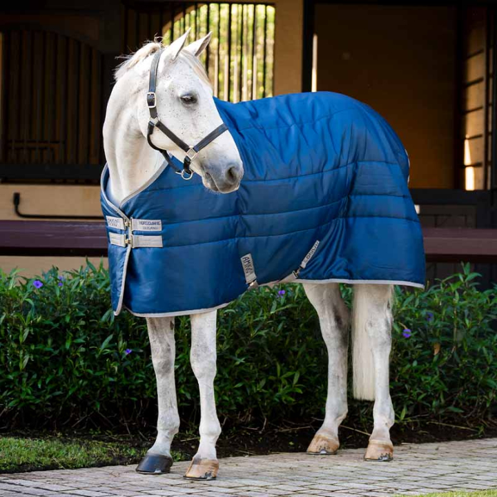 Derka stajenna Amigo Insulator Ripstop 210D 50g Granatowo/Szara w grupie Derki dla koni / Derki stajenne przy Equinest (ABRDB1BJJNAGR_r)