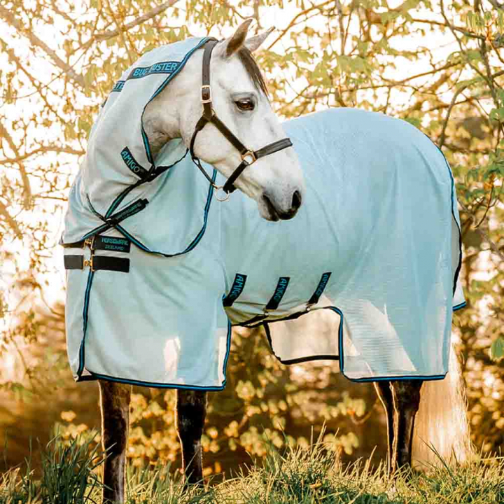 Derka przeciw owadom Amigo Bug Buster Light Blue w grupie Ochrona przed owadami / Derki przeciw owadom przy Equinest (AFRR7BBL)
