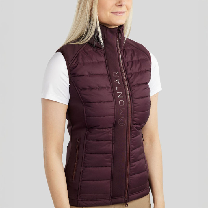 Kamizelka hybrydowa Emma Softshell Fig w grupie Odzież jeździecka / Kamizelki przy Equinest (BW212436LPU_r)