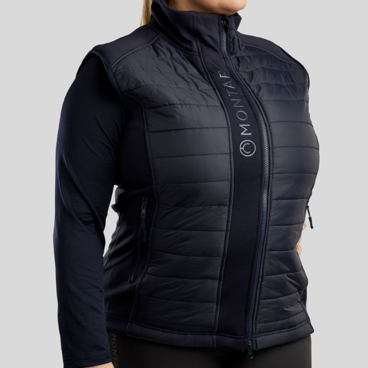 Kamizelka hybrydowa Emma Softshell Curve Granatowa w grupie Odzież jeździecka / Kamizelki przy Equinest (CBW21247XNA_r)