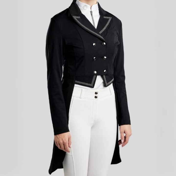 Frak ujeżdżeniowy Softshell Czarny w grupie Odzież jeździecka / Fraki przy Equinest (COAT20243BA_r)