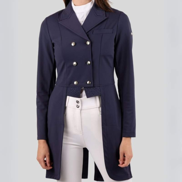 Frak ujeżdżeniowy Softshell Granatowy w grupie Odzież jeździecka / Fraki przy Equinest (COAT20273NA_r)