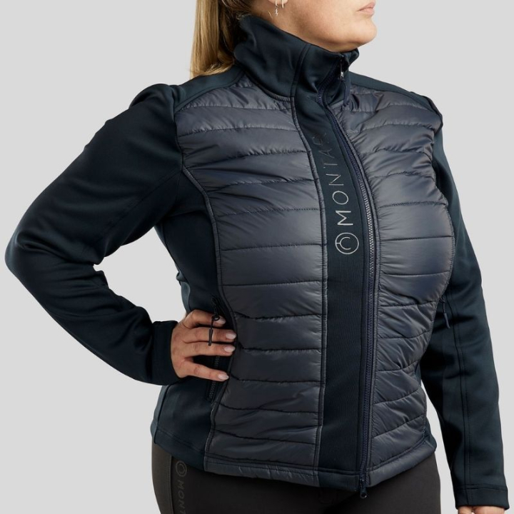 Kurtka hybrydowa Emma Softshell Curve Granatowa w grupie Odzież jeździecka / Płaszcze i kurtki / Kurtki jeździeckie przy Equinest (CSL21247XNA_r)