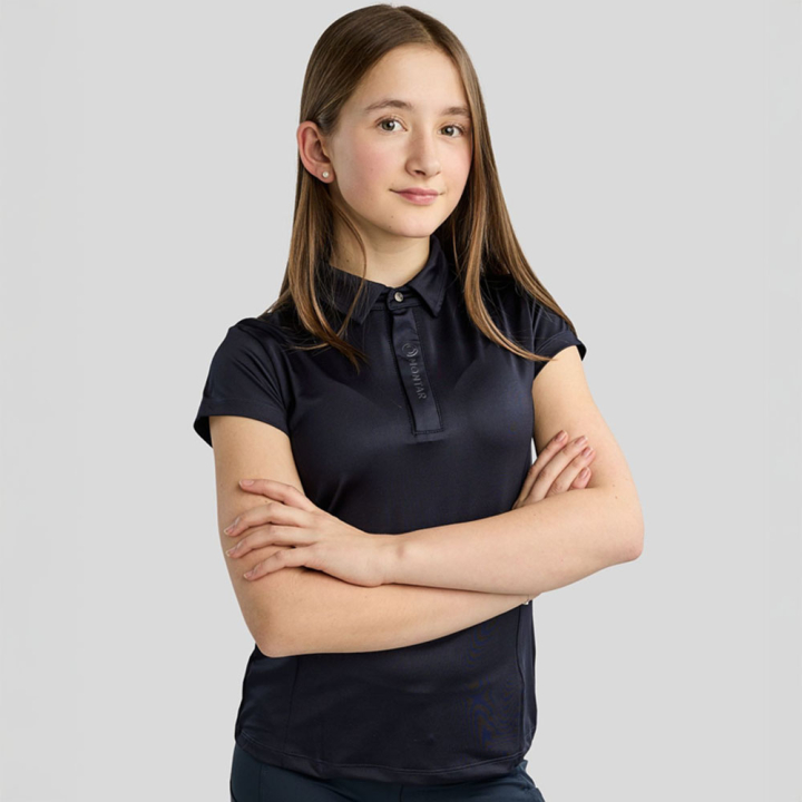 Golf dziecięcy Clubwear Granatowy w grupie Odzież jeździecka / Bluzki i koszulki / Koszulki polo przy Equinest (CW4024171NA_r)