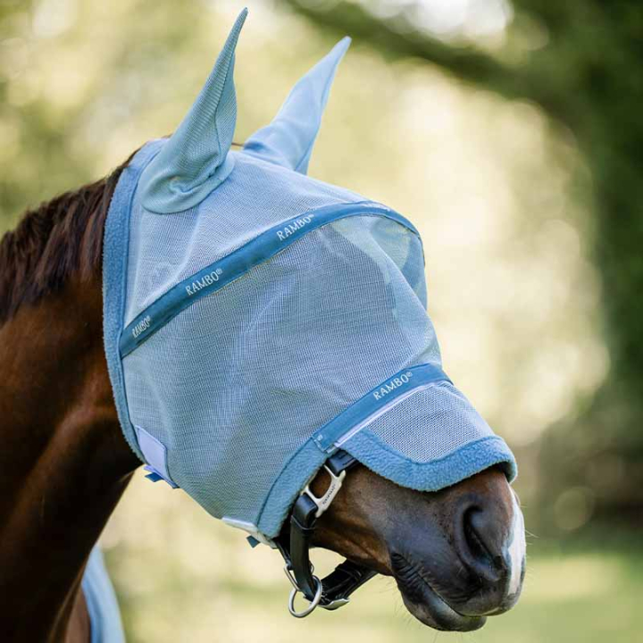 Maska przeciw owadom Rambo Błękit/Niebiesko/Srebrna w grupie Ochrona przed owadami / Maski i moskitiery przy Equinest (DMAF15CCLBLBLSI_r)