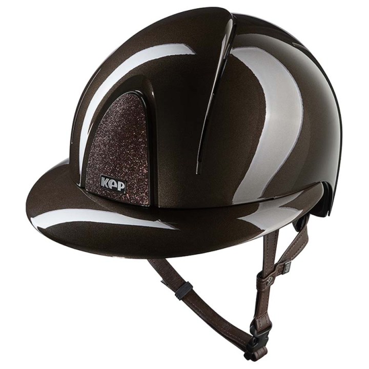 Kask Smart Nova Metal Polish Polo Star Brązowy/Brązowy w grupie Sprzęt dla jeźdźca / Kaski / Daszki przeciwsłoneczne przy Equinest (E54368N00171BRBR_r)