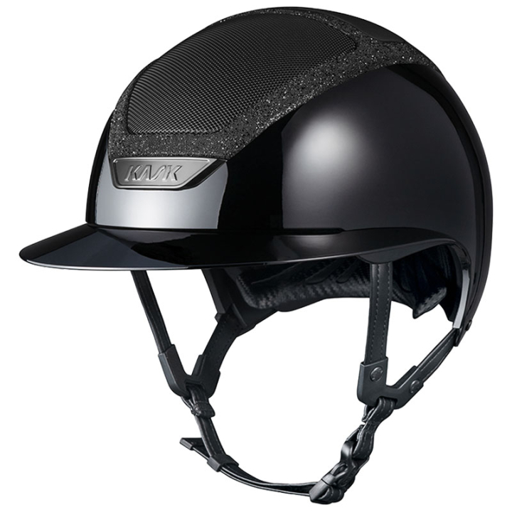 Kask Star Lady Pure Shine Crystal Frame Czarny w grupie Sprzęt dla jeźdźca / Kaski / Daszki przeciwsłoneczne przy Equinest (HHE0A041SWFRBA_r)