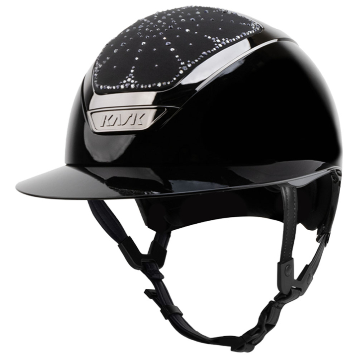 Kask Star Lady Pure Shine Riviera Czarny/Graphite w grupie Sprzęt dla jeźdźca / Kaski / Daszki przeciwsłoneczne przy Equinest (HHE0A043SWRIBAGR_r)