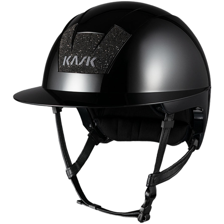 Kask Kooki Lady Crystal Carpet Czarny w grupie Sprzęt dla jeźdźca / Kaski / Daszki przeciwsłoneczne przy Equinest (HHE0A37397SWBA_r)