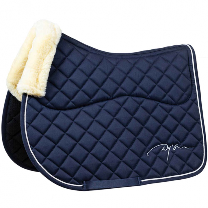 Czaprak Skin Friendly Vegan Sheepskin Granatowy w grupie Sprzęt dla konia / Czapraki / Czapraki skokowe i wszechstronne przy Equinest (HO22LNAFNA_r)