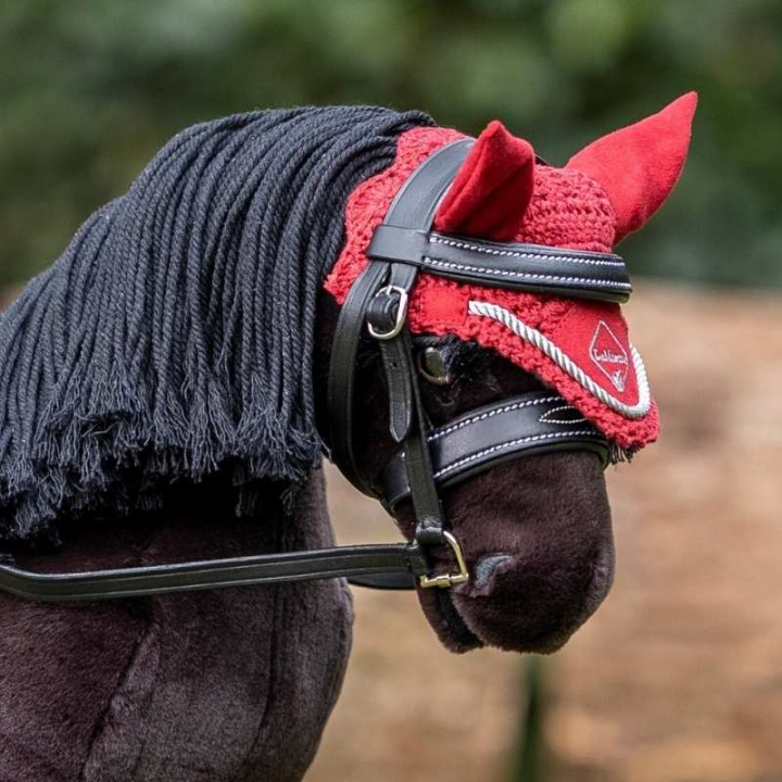 Nauszniki Toy Pony Classic Czerwone w grupie Konie na kiju & Konie zabawkowe / Akcesoria do koni zabawkowych przy Equinest (IT020710RE)
