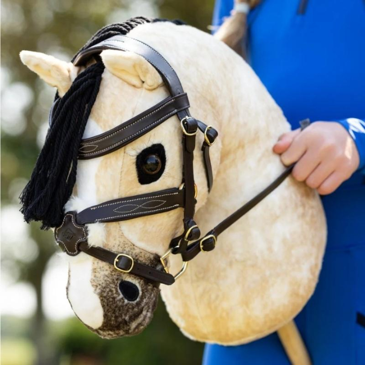 Ogłowie dla Hobby Horse Grackle Brązowe w grupie Konie na kiju & Konie zabawkowe / Akcesoria do koni na kiju przy Equinest (IT034010BR)