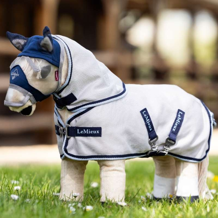 Derka przeciw owadom Toy Pony Szaro/Granatowa w grupie Konie na kiju & Konie zabawkowe / Akcesoria do koni zabawkowych przy Equinest (IT041250NABA)