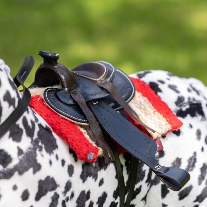 Siodło westernowe Toy Pony Czarne w grupie Konie na kiju & Konie zabawkowe / Akcesoria do koni zabawkowych przy Equinest (IT043760BA)