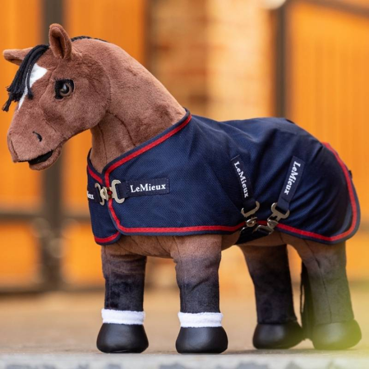 Derka osuszająca Toy Pony Mesh Granatowa w grupie Konie na kiju & Konie zabawkowe / Akcesoria do koni zabawkowych przy Equinest (IT045750NA)