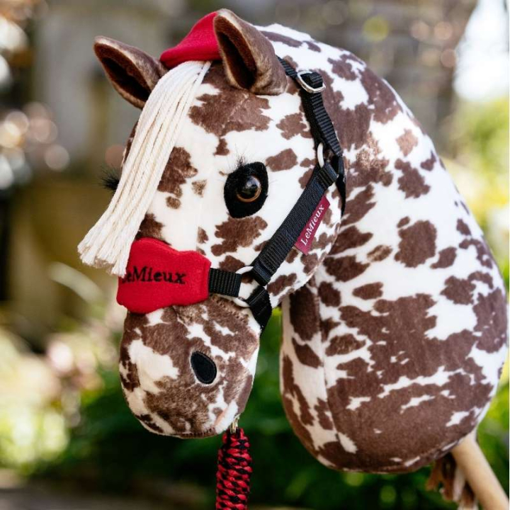 Kantar i uwiąz dla Hobby Horse Vogue Czerwony w grupie Konie na kiju & Konie zabawkowe / Akcesoria do koni na kiju przy Equinest (IT071240RE)