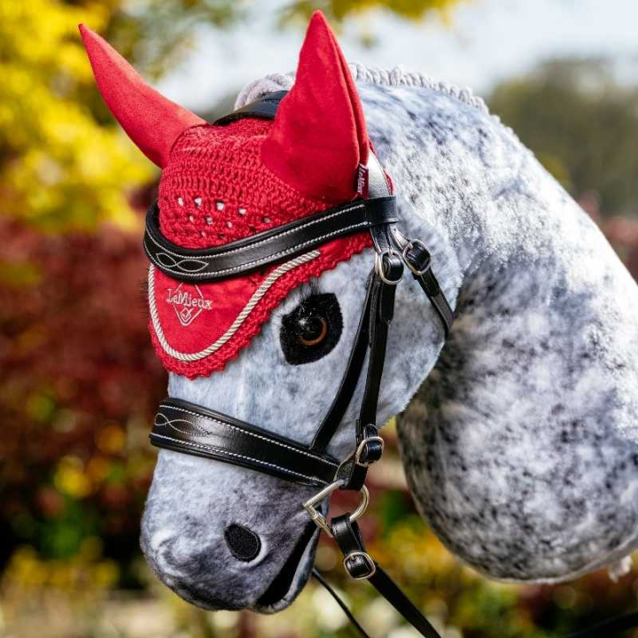 Nauszniki dla Hobby Horse Classic Czerwone w grupie Konie na kiju & Konie zabawkowe / Akcesoria do koni na kiju przy Equinest (IT075790RE)