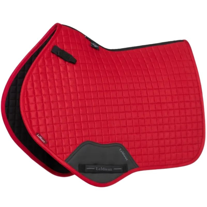 Czaprak Suede Square Czerwony w grupie Sprzęt dla konia / Czapraki / Czapraki skokowe i wszechstronne przy Equinest (IT07599066RE_r)