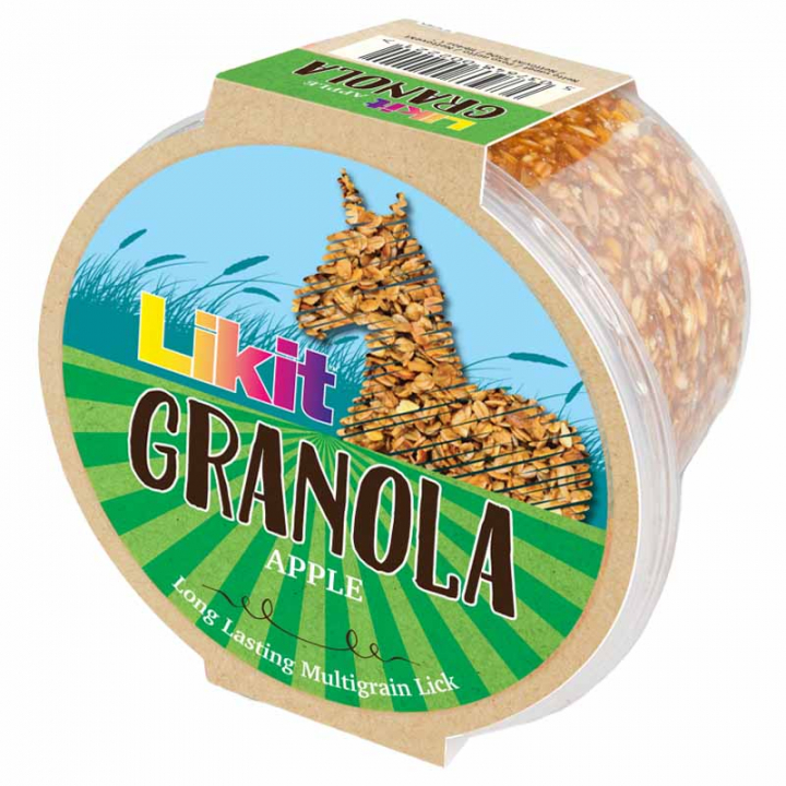 Lizawka Granola Apple Refill 550g w grupie Suplementy / Suplementy dla koni / Lizawki przy Equinest (LIKGRANAPX8-550)
