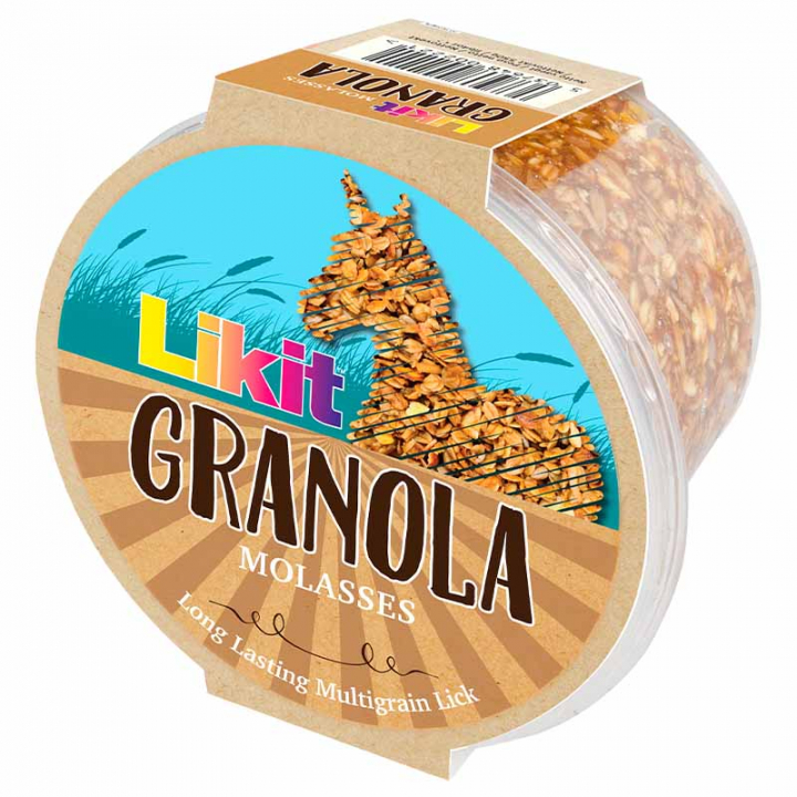 Lizawka Granola Molasses Refill 550g w grupie Suplementy / Suplementy dla koni / Lizawki przy Equinest (LIKGRANNAX8-550)