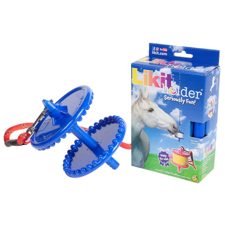 Uchwyt Poziom 1 Niebieski w grupie Suplementy / Suplementy dla koni / Lizawki przy Equinest (LIKLH02BLUE)