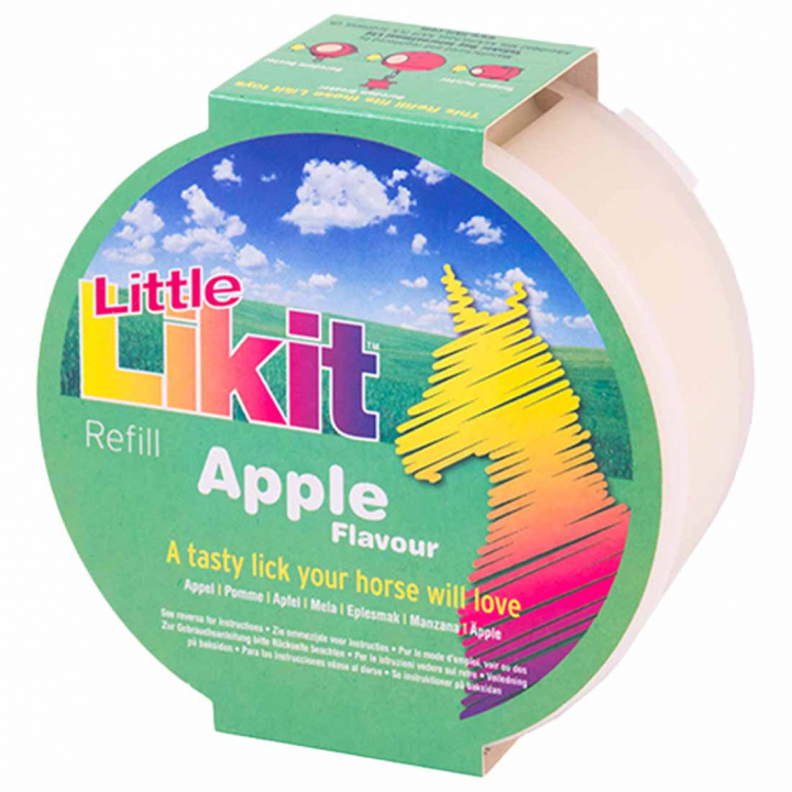 Lizawka Little Apple Refill bez otworów 250g w grupie Suplementy / Suplementy dla koni / Lizawki przy Equinest (LIKLLAPEU-250)